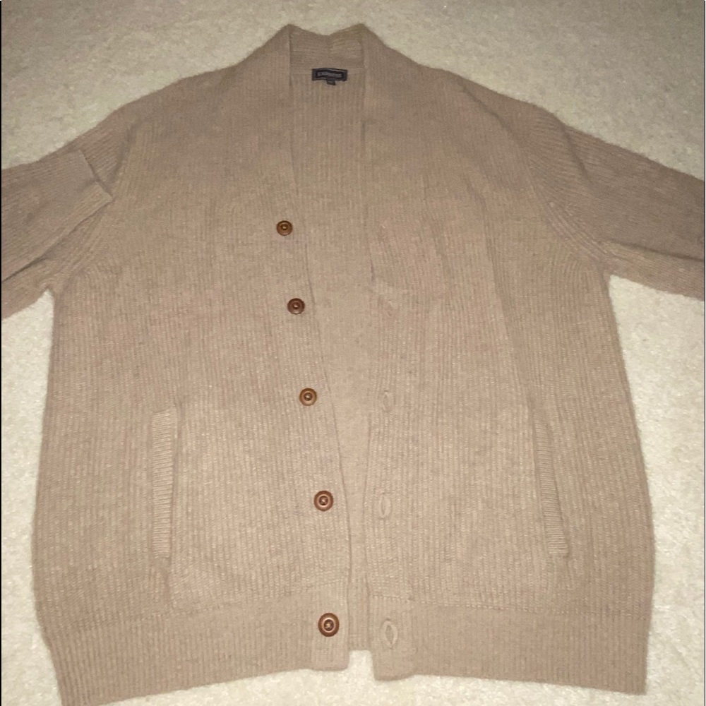Brown Express cardigan